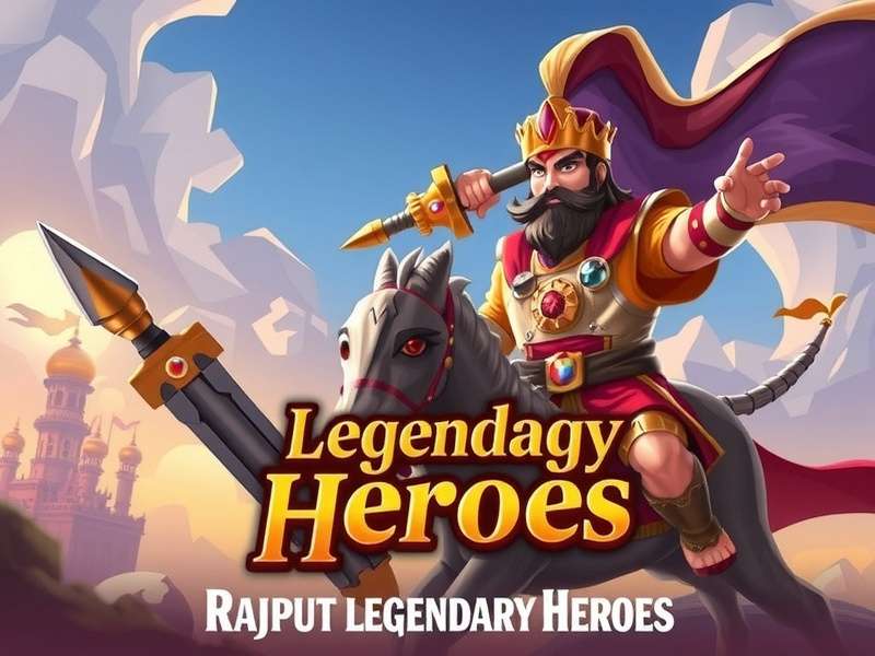 Rajput Legendary Heroes Epic Battle Scene Rajput Legendary Heroes Game Banner